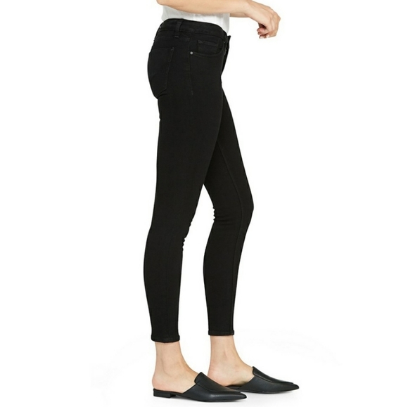 Hudson Krista Super Skinny Ankle Denim Jeans Black - Picture 3 of 11